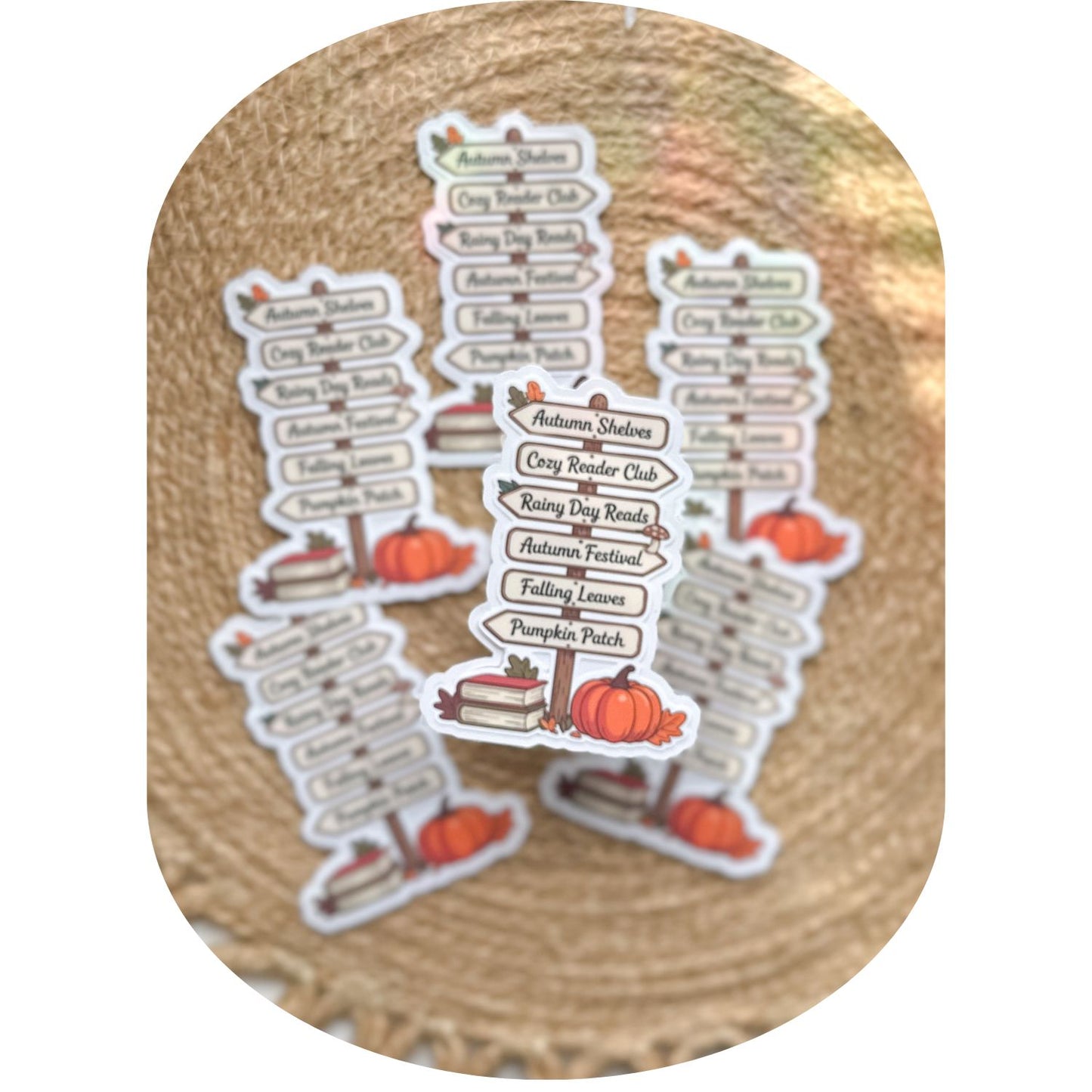 Fall Adventures Signs Sticker