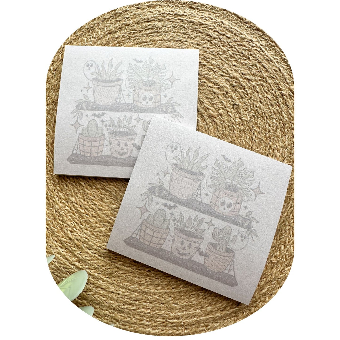 Spooky Shelf Sticky Notes