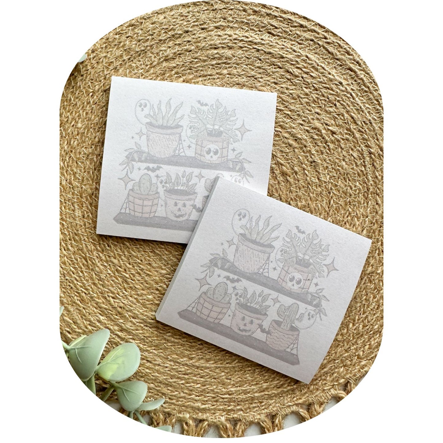 Spooky Shelf Sticky Notes