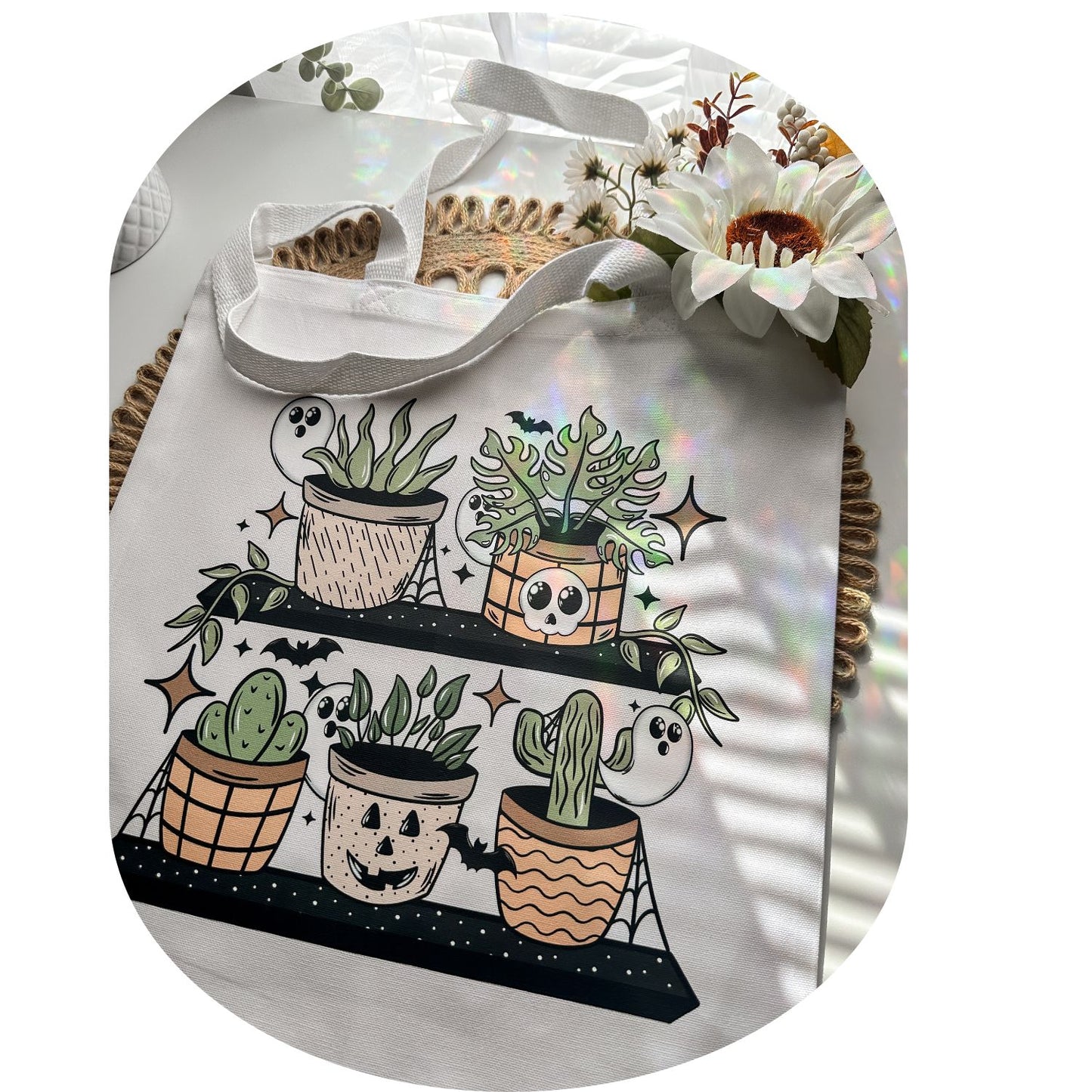 Haunted Plant Shelf Tote