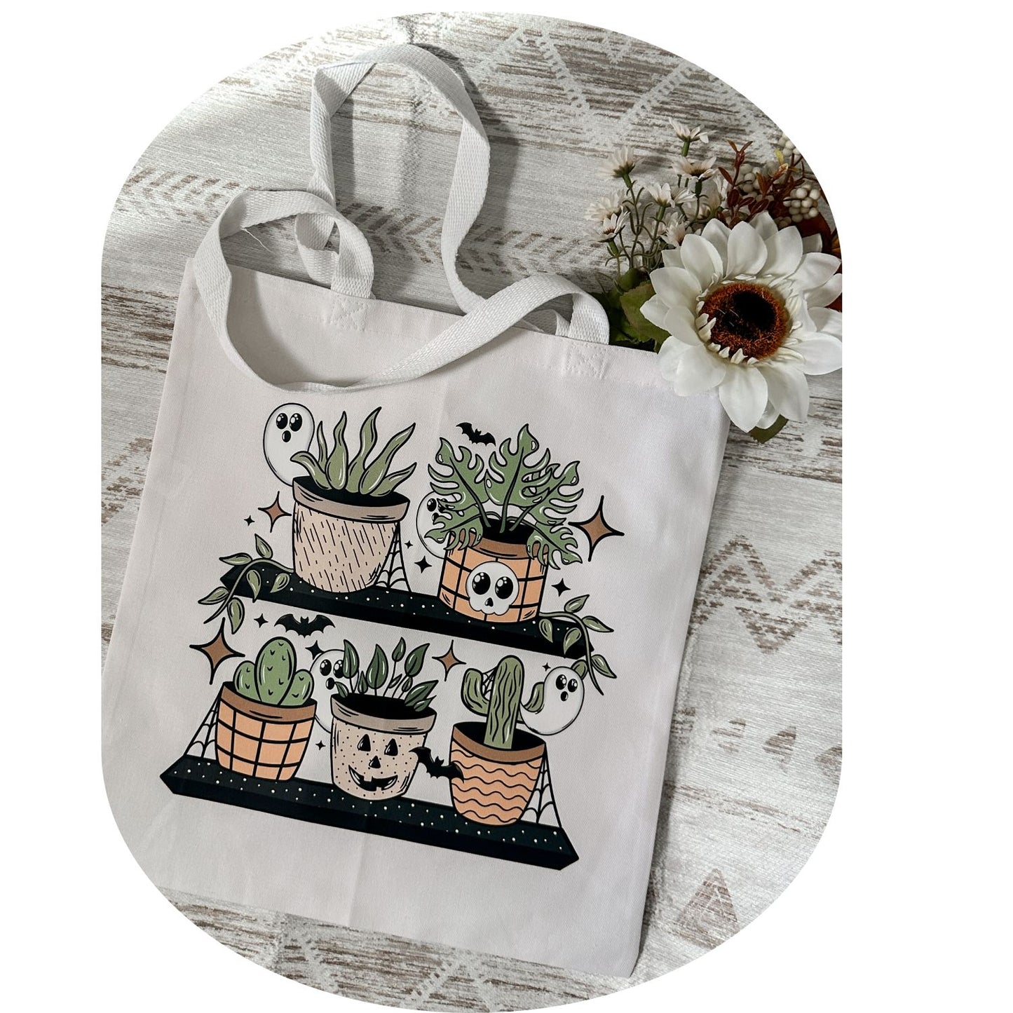 Haunted Plant Shelf Tote