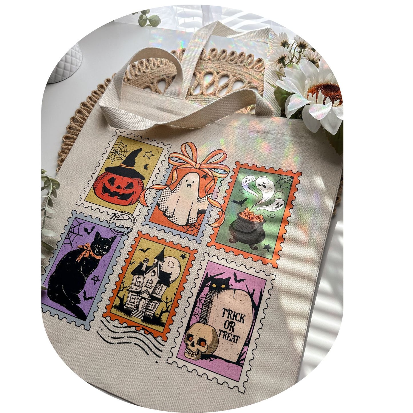 Haunted Stamps Tote