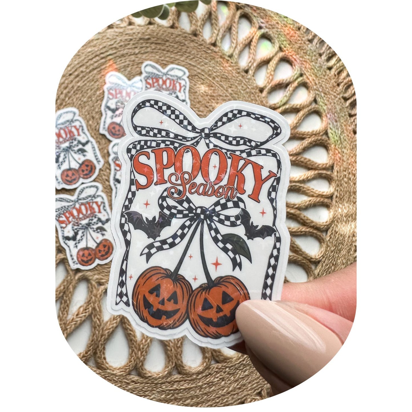 Spooky Coquette Season Sticker