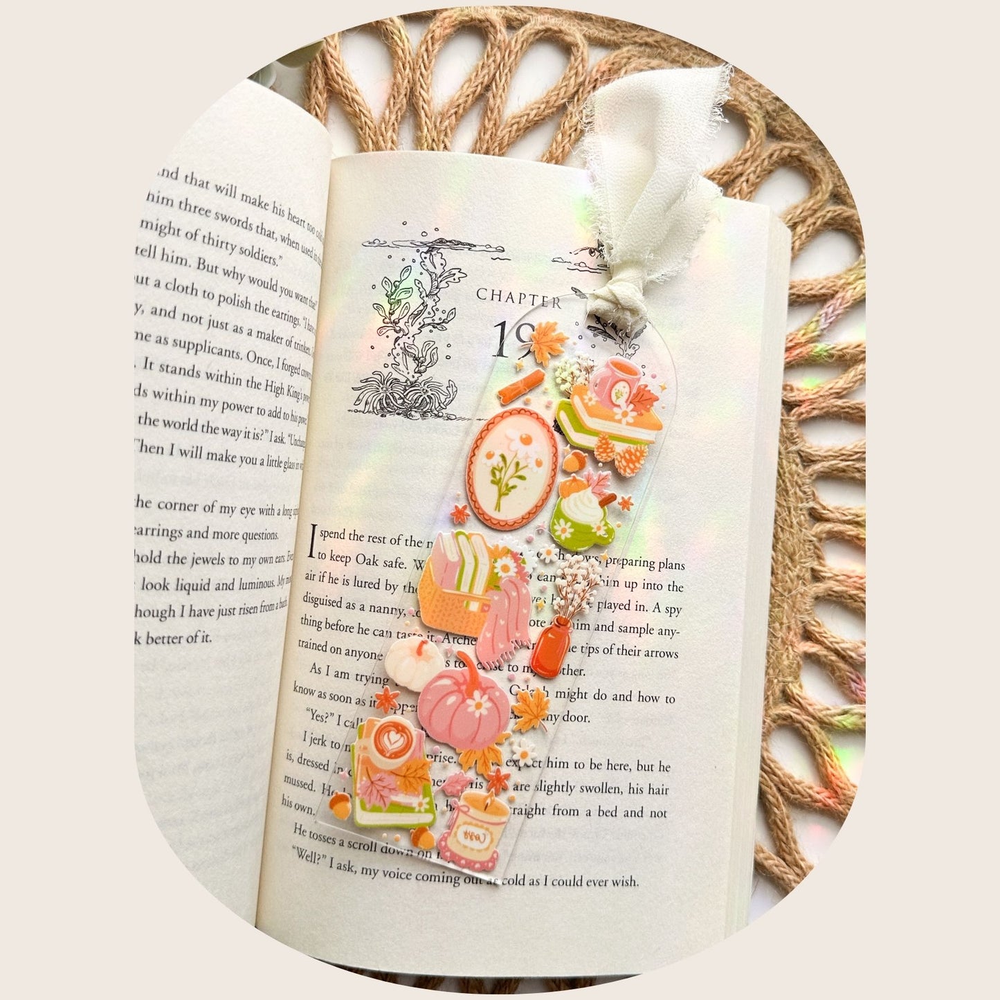 Cozy Harvest Days Bookmark