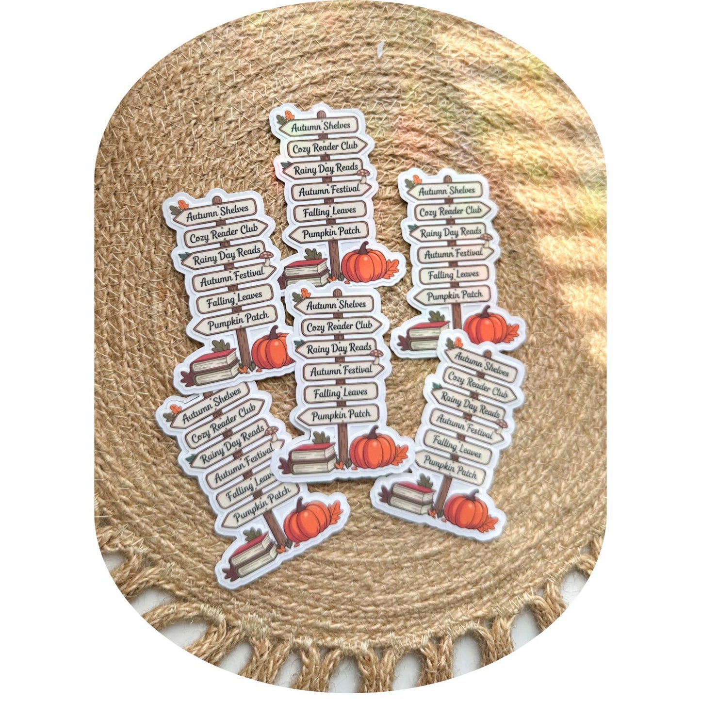 Fall Adventures Signs Sticker