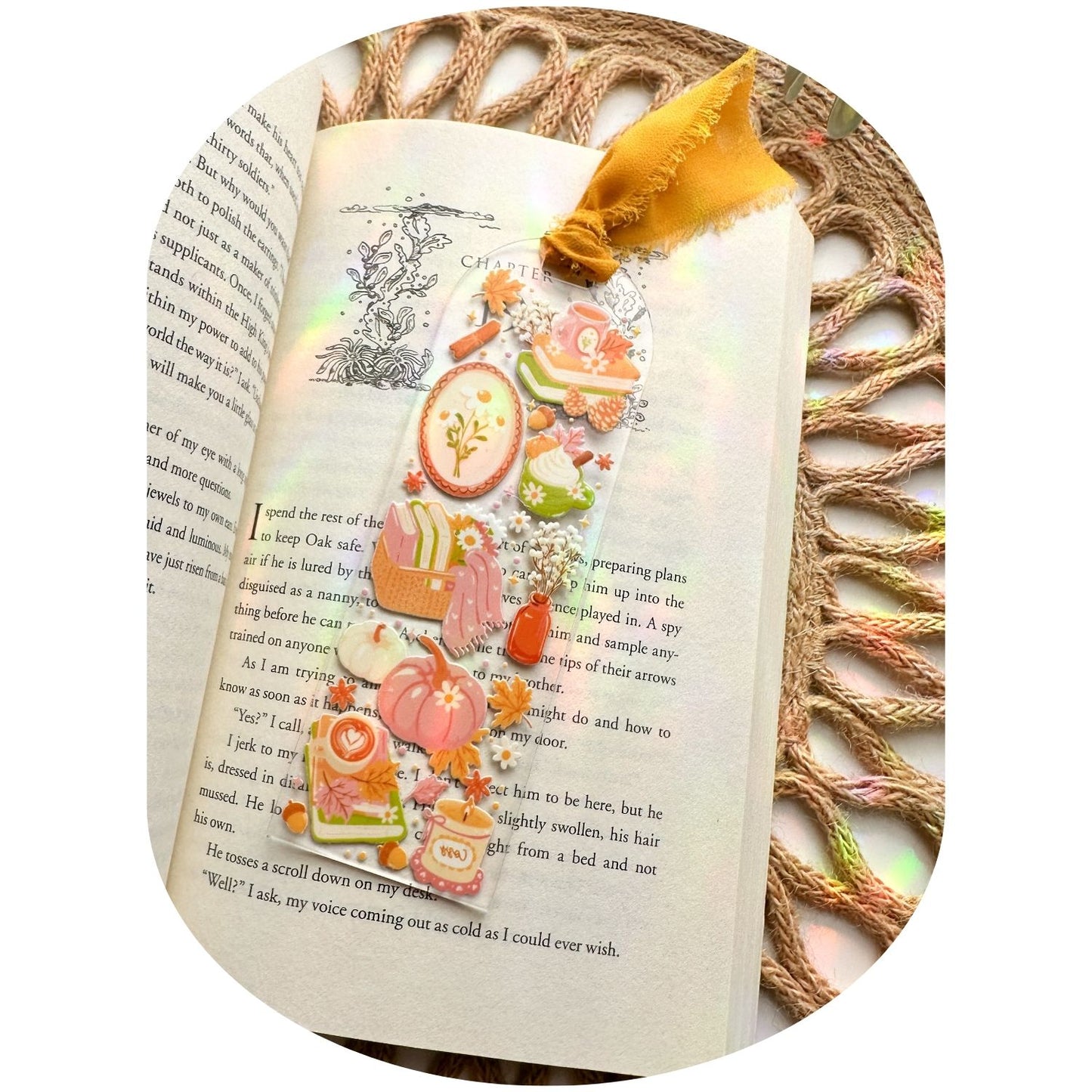 Cozy Harvest Days Bookmark