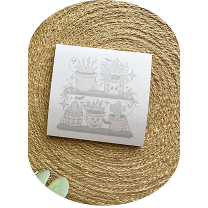 Spooky Shelf Sticky Notes