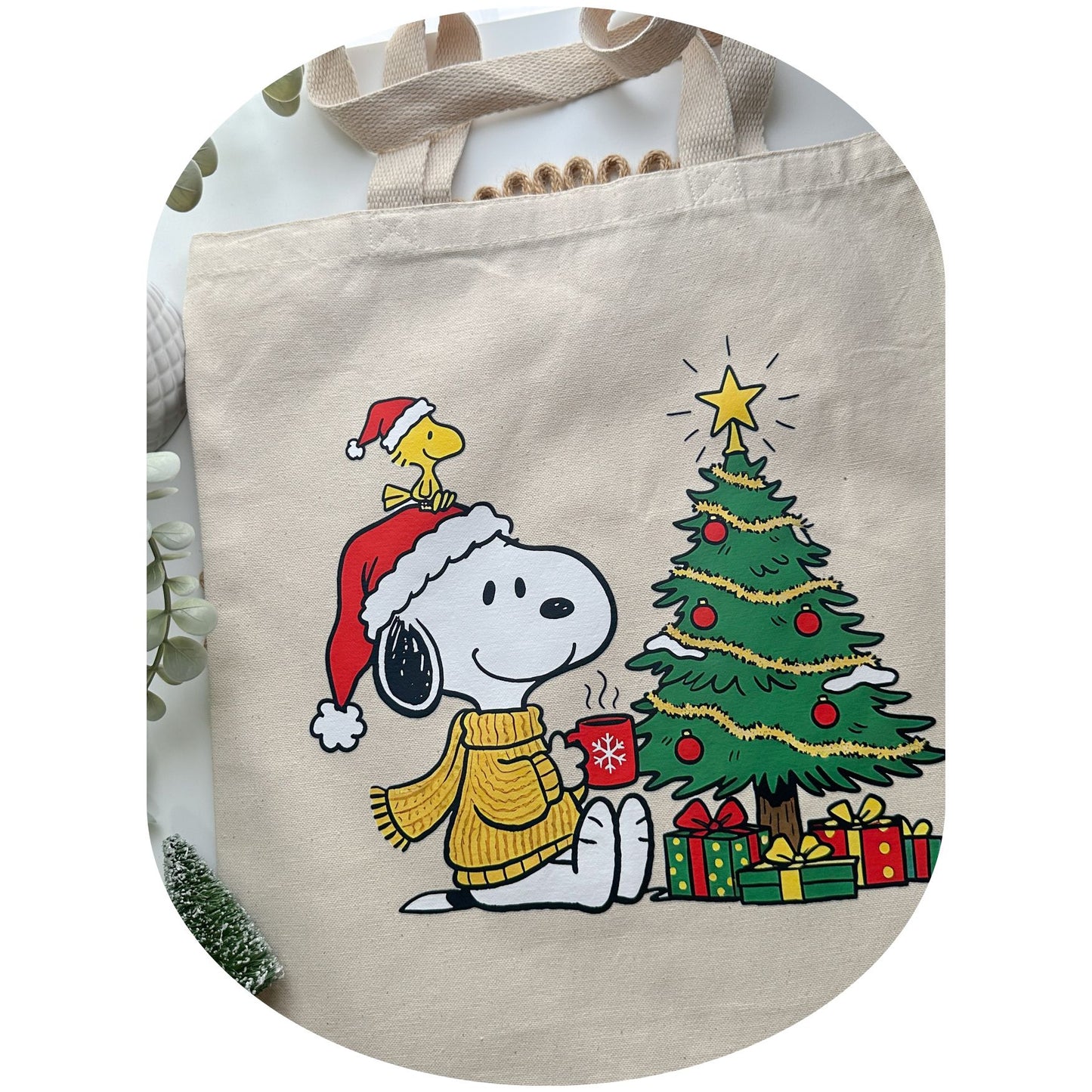 Snoopy Christmas Tote