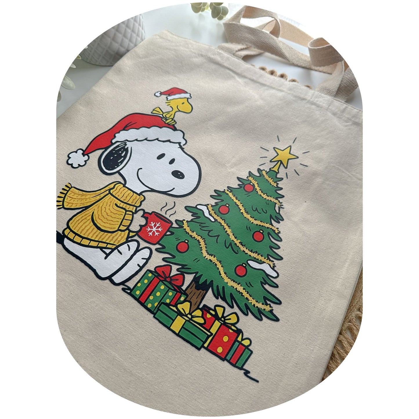 Snoopy Christmas Tote