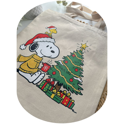 Snoopy Christmas Tote