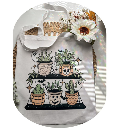 Haunted Plant Shelf Tote