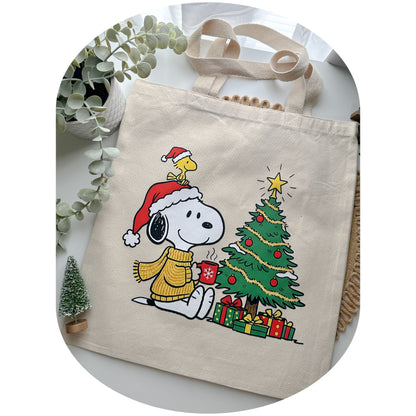 Snoopy Christmas Tote