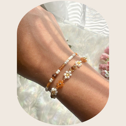 Pulsera de pétalos acogedores