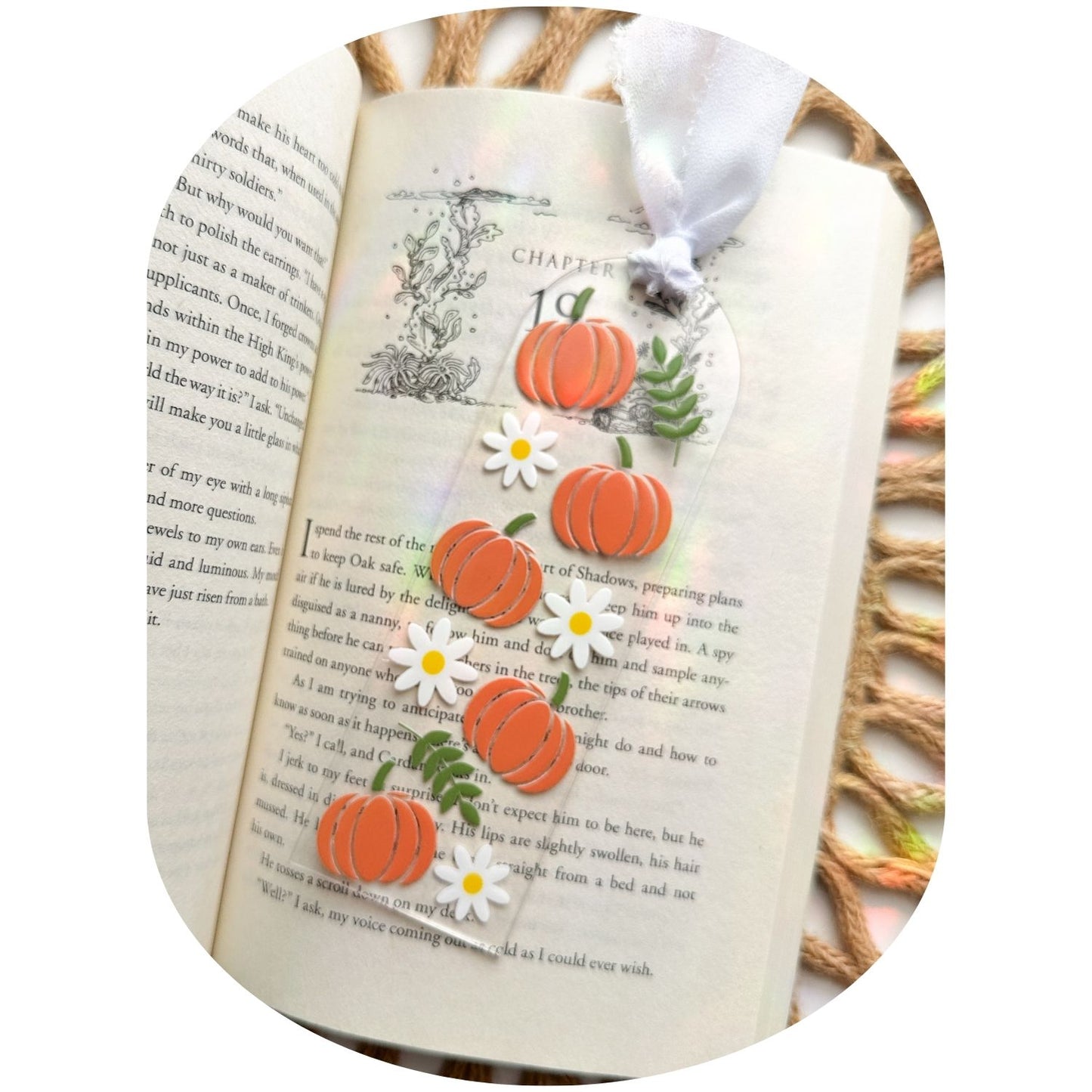 Pumpkin Blossom Bookmark