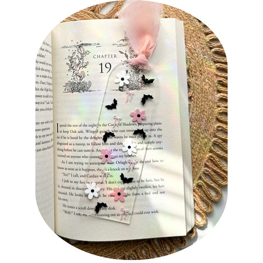 Midnight Blooms Bookmark