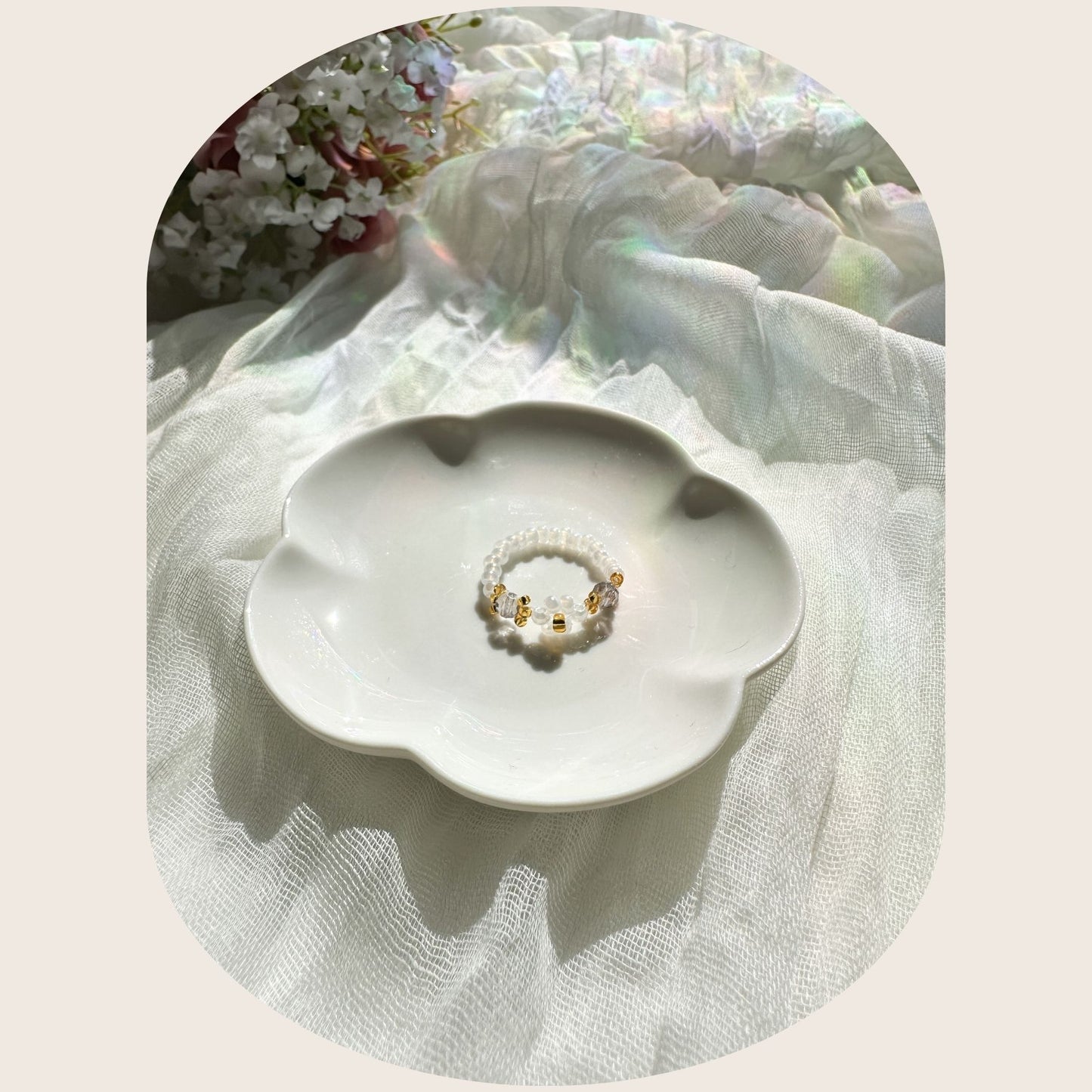 Anillo de margaritas acogedor
