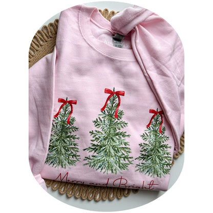 Pink Merry & Bright Sweatshirt