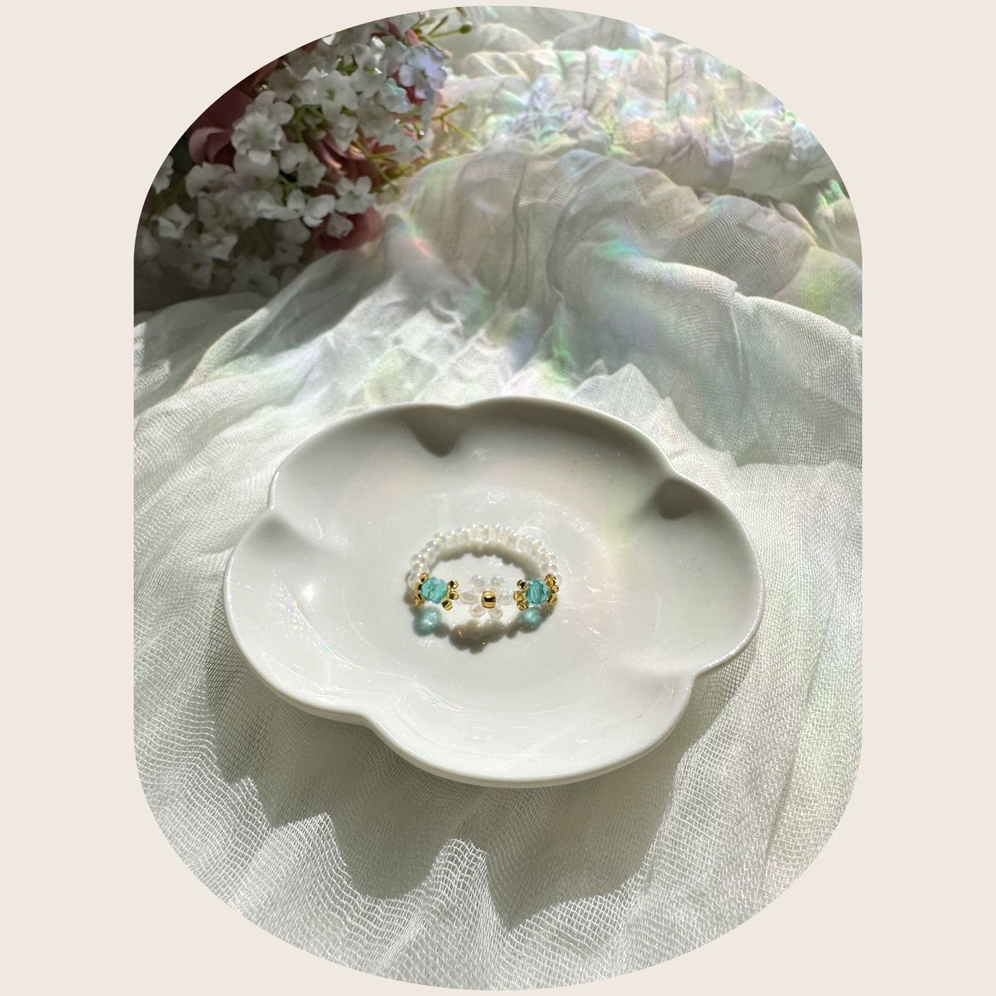 Anillo de margaritas acogedor