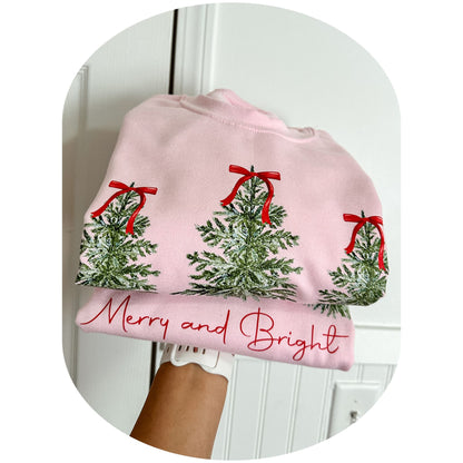 Pink Merry & Bright Sweatshirt