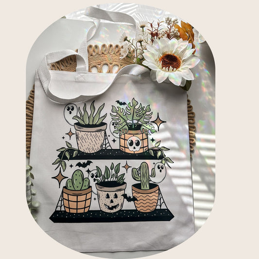 Haunted Plant Shelf Tote