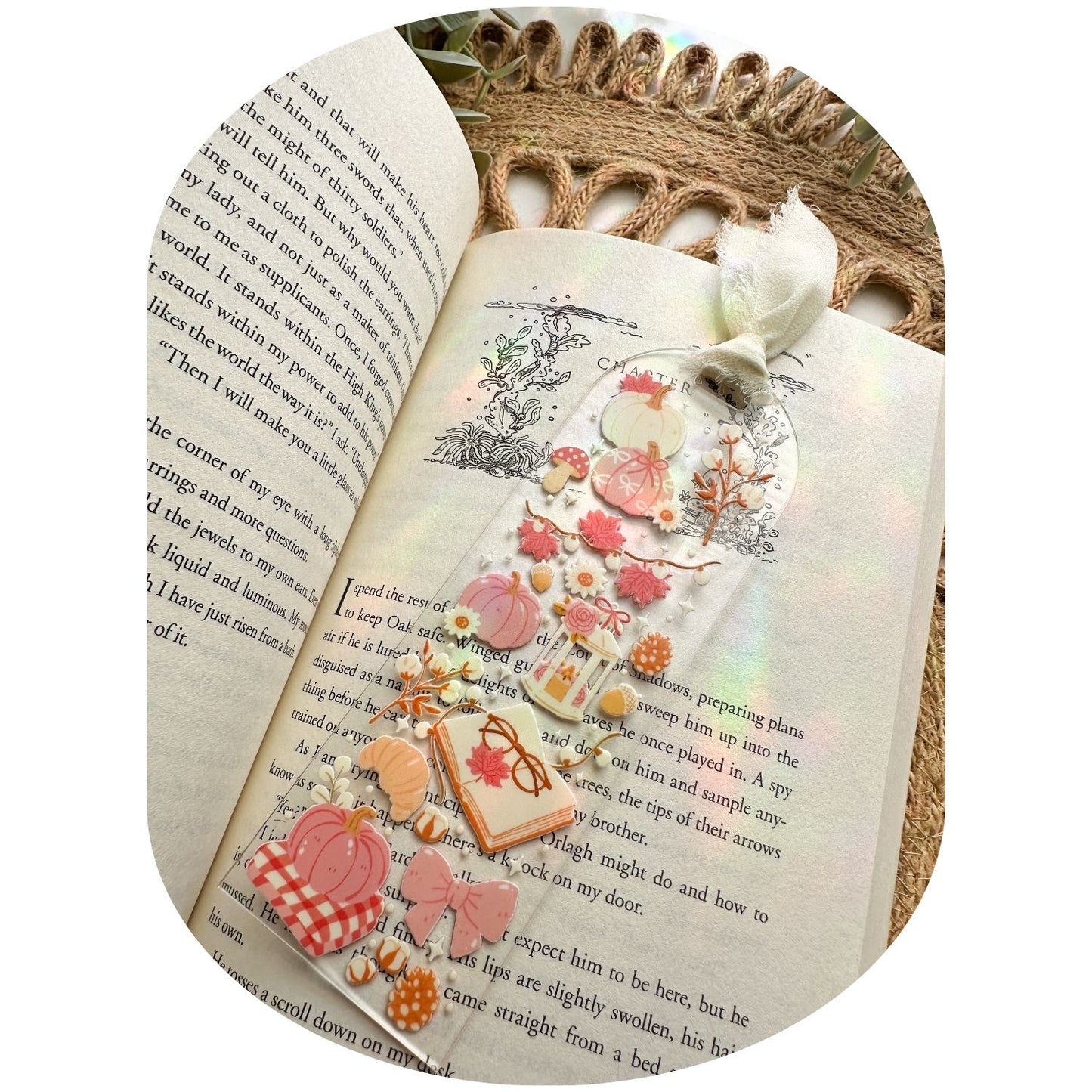 Rosy Autumn Bookmark