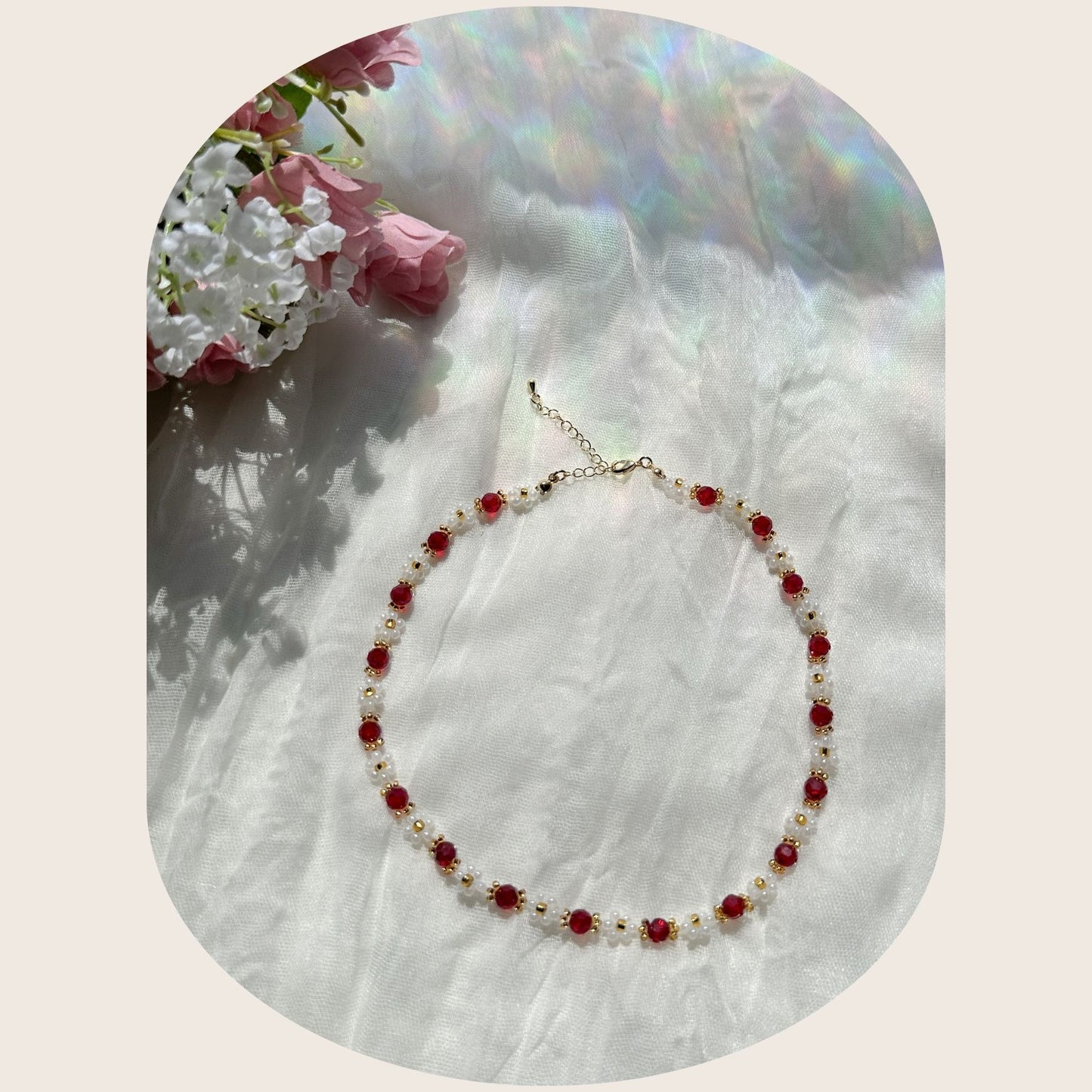 Collar de pétalos acogedores