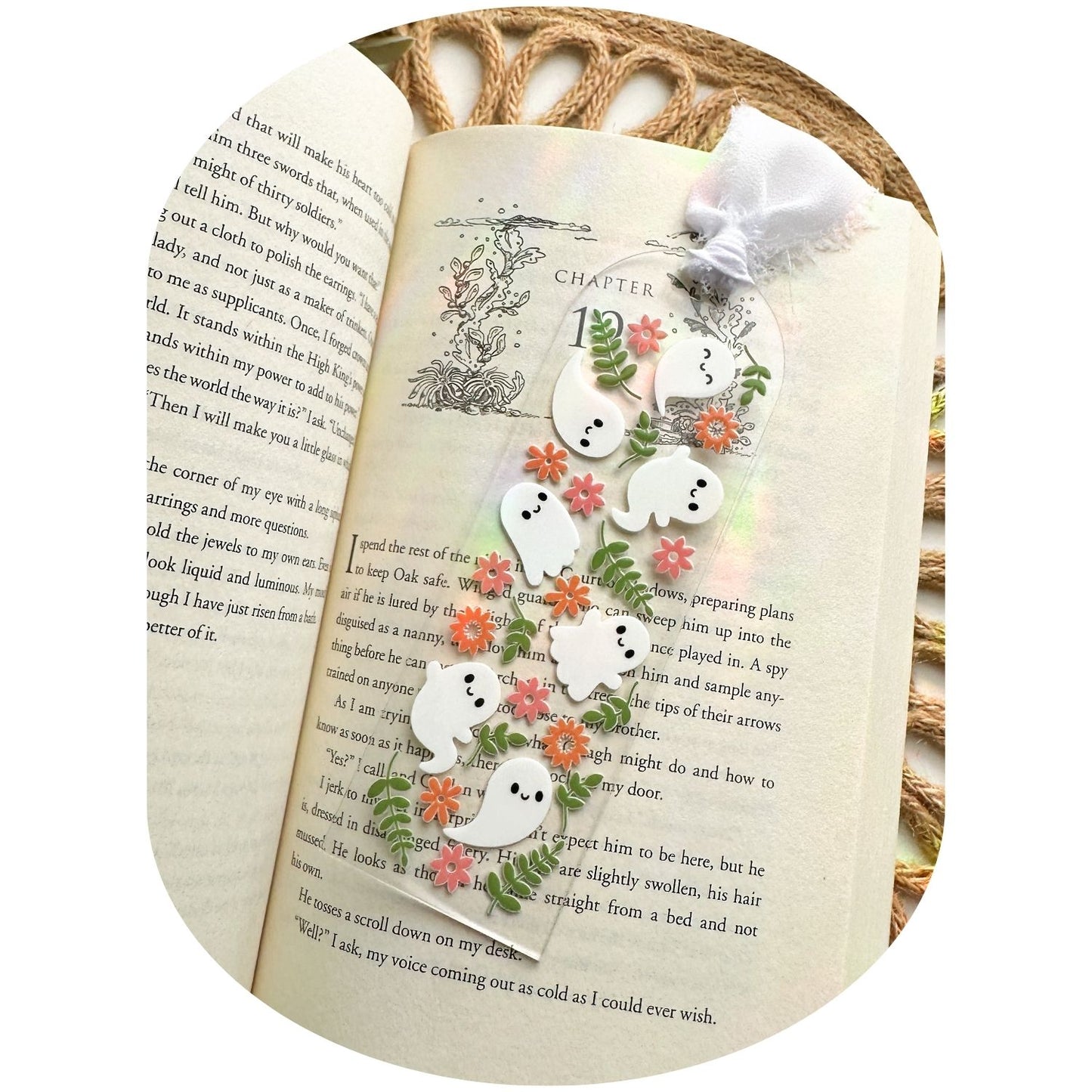 Blooming Ghosts Bookmark