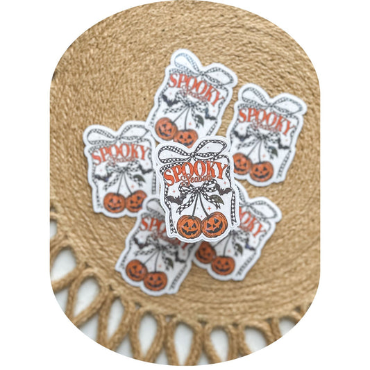 Spooky Coquette Season Sticker