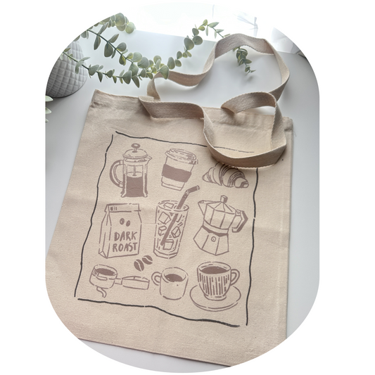 Coffee Doodles Tote