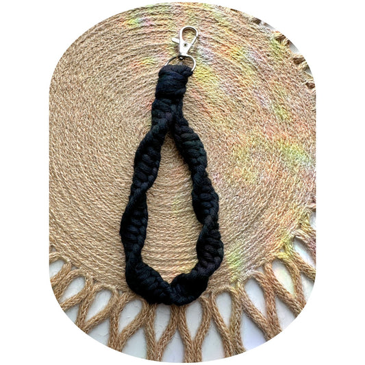 Black Swirl Wristlet