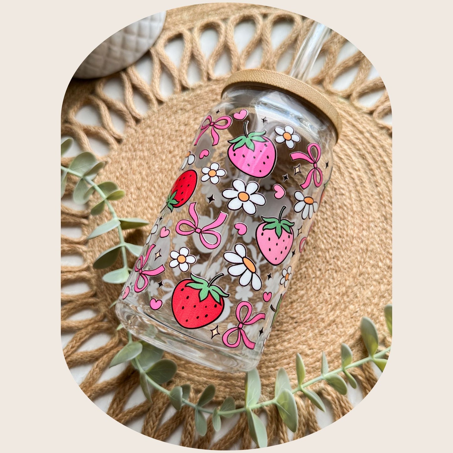 Taza de fresas Coquette