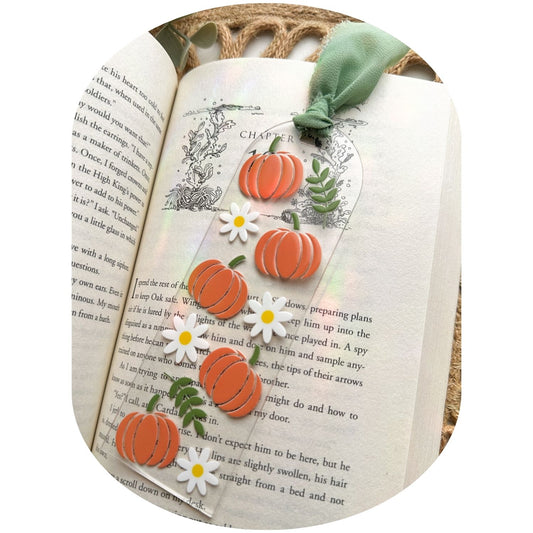 Pumpkin Blossom Bookmark