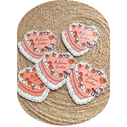 Autumn Girlie Treat Sticker