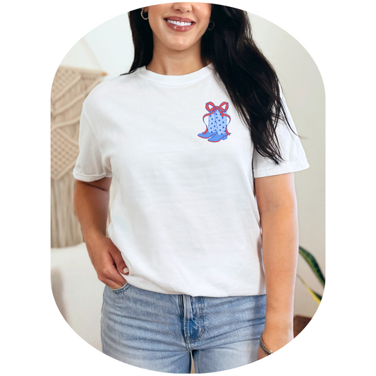 Blue Boots Babe Pocket Shirt
