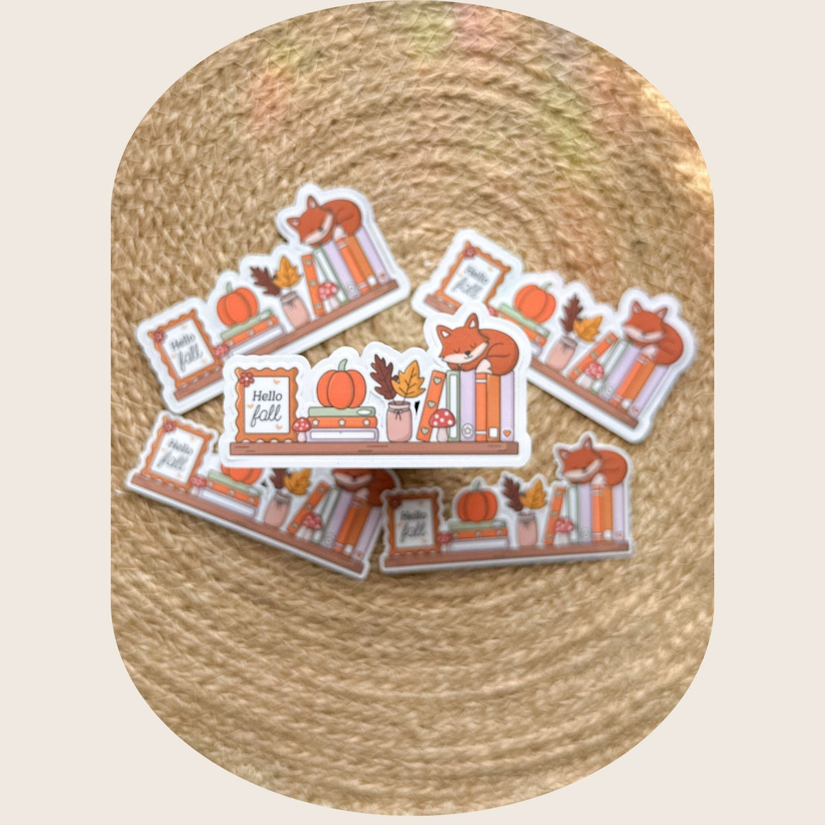 Cozy Fall Shelf Sticker