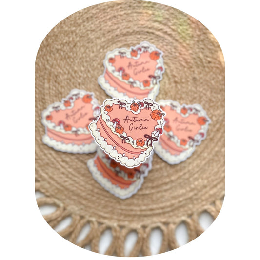 Autumn Girlie Treat Sticker