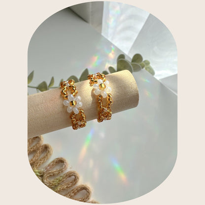 Anillo de margaritas acogedor