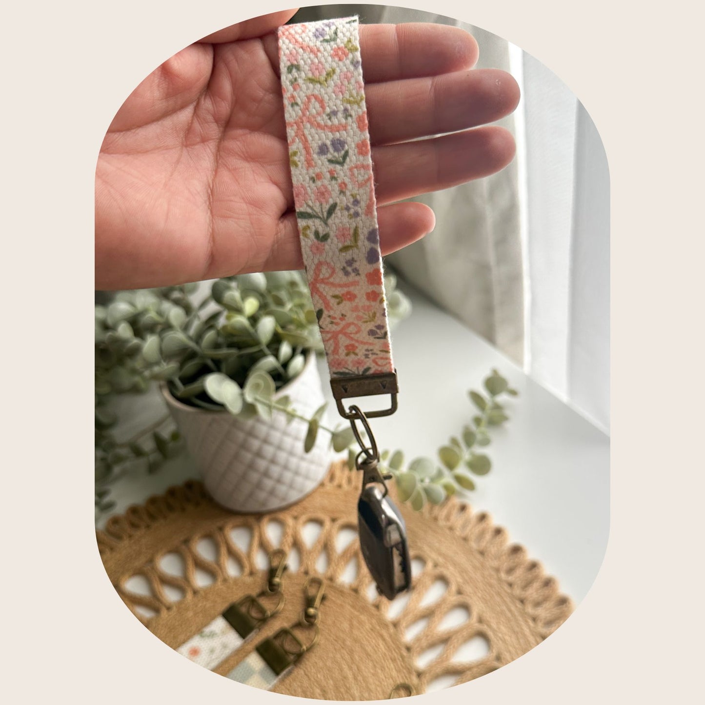 Canvas Wristlet