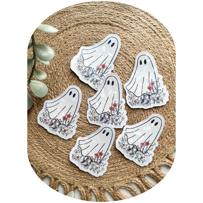 Floral Ghost Sticker