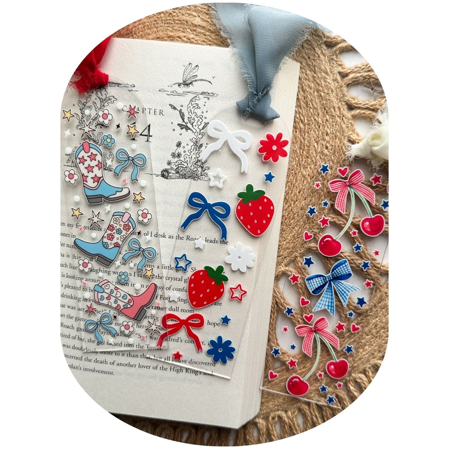 Coquette Berry Bookmark