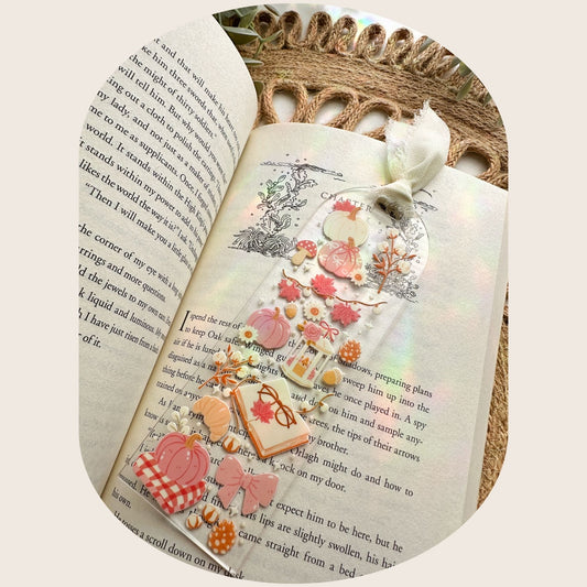 Rosy Autumn Bookmark