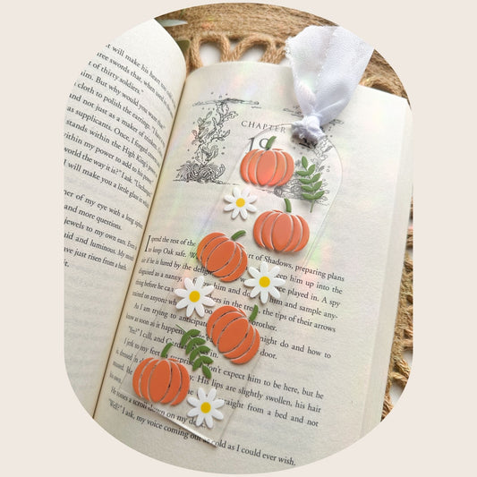 Pumpkin Blossom Bookmark