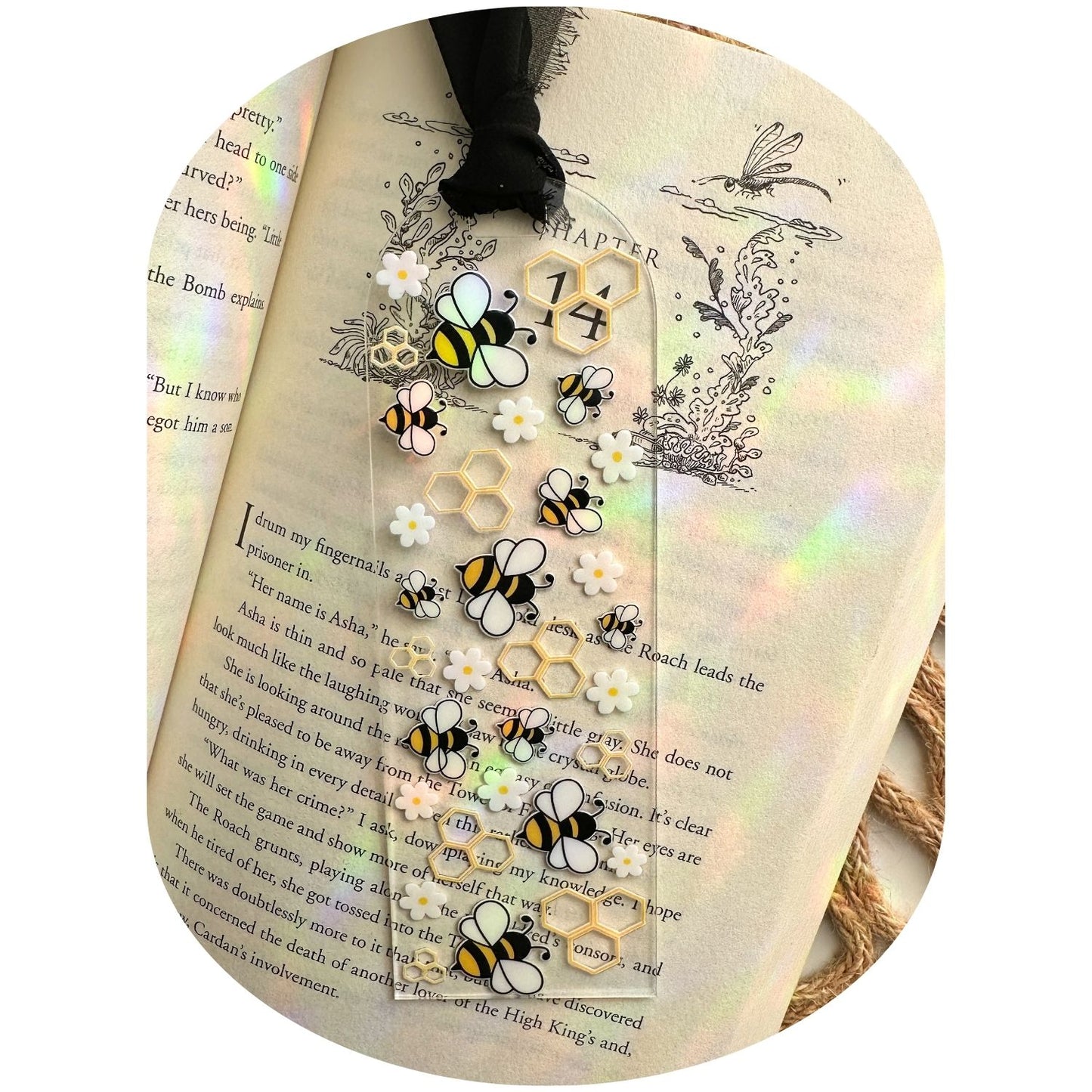 Bees & Daisies Bookmark