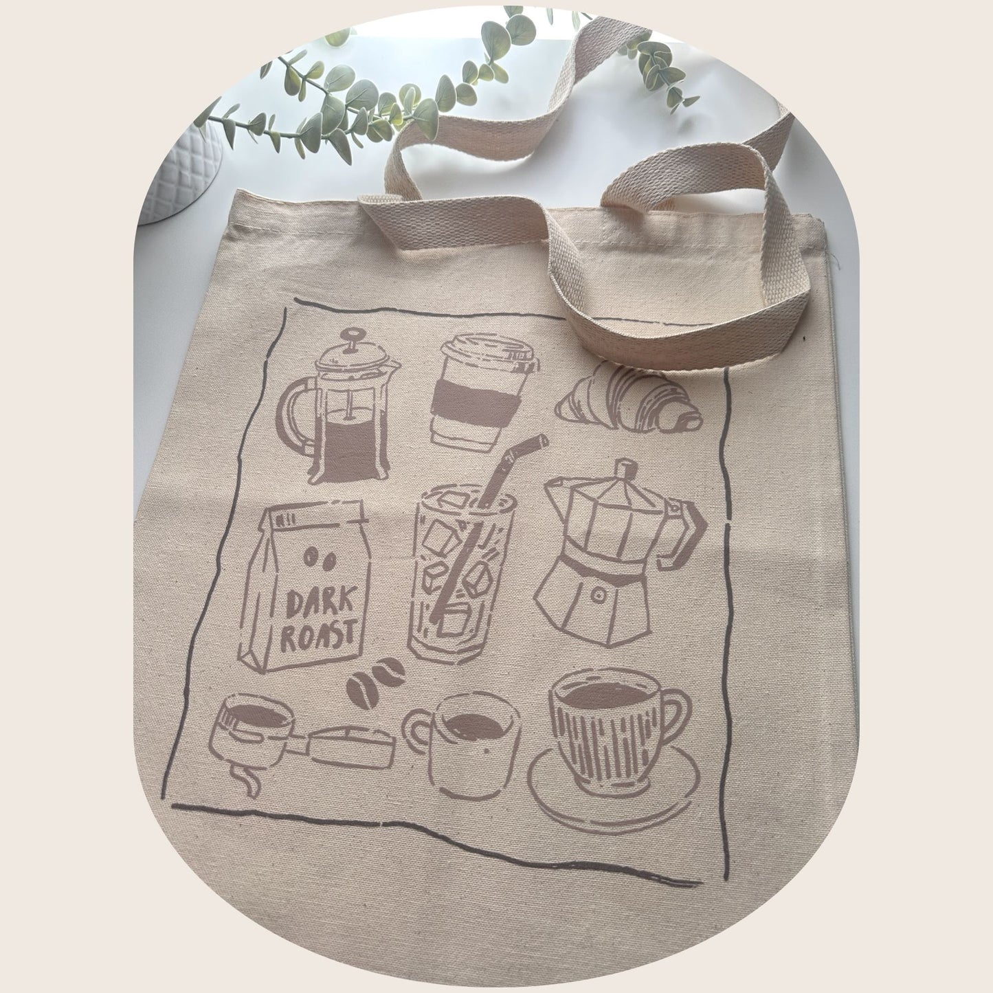 Bolsa Coffee Doodles