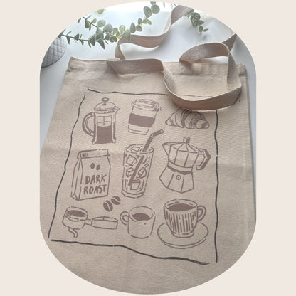 Bolsa Coffee Doodles