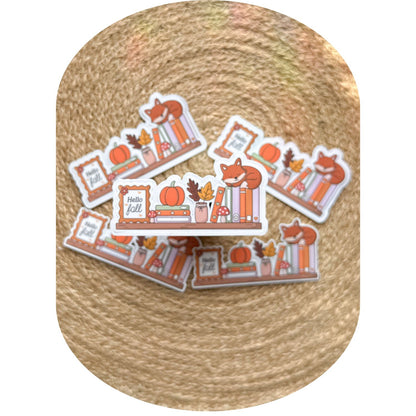 Cozy Fall Shelf Sticker