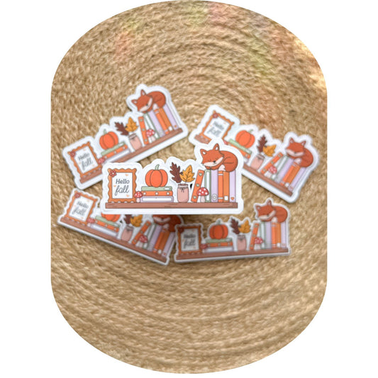 Cozy Fall Shelf Sticker