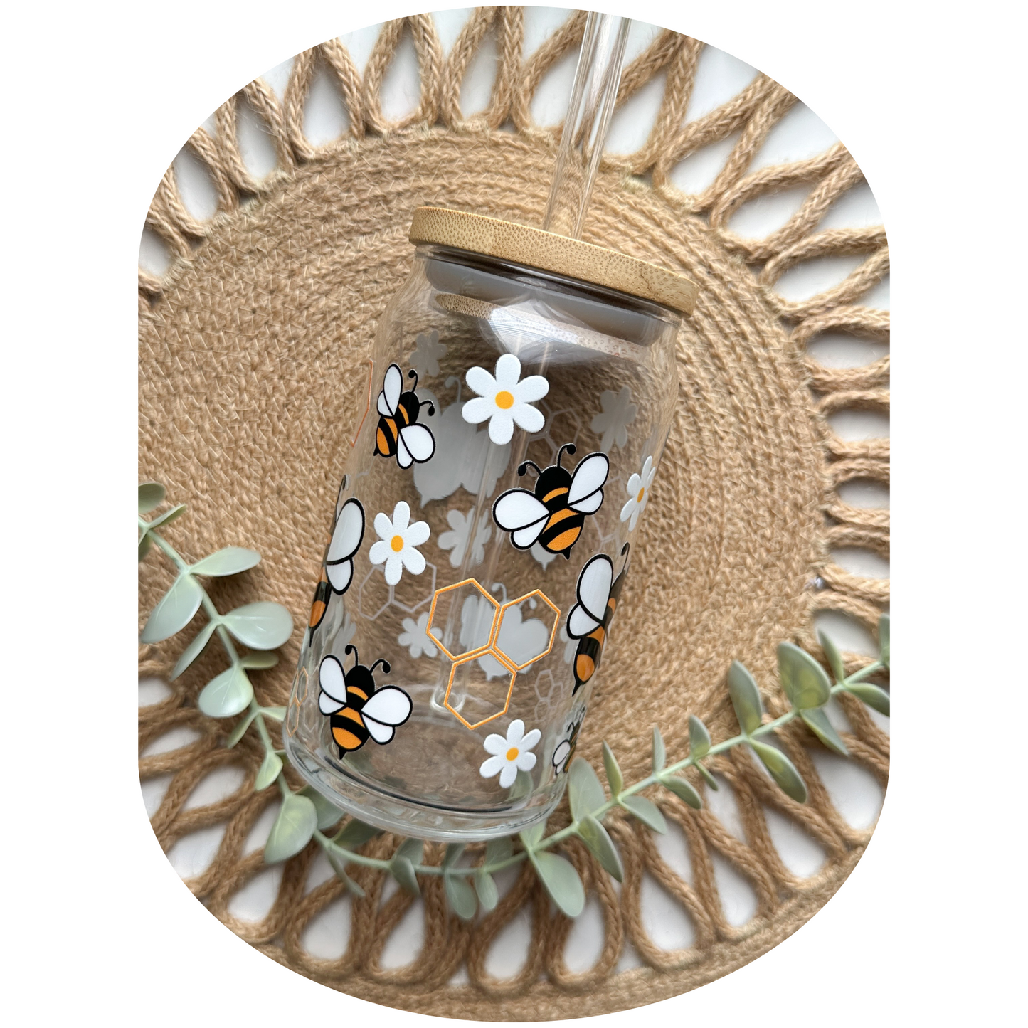 Bee & Daisies Cup
