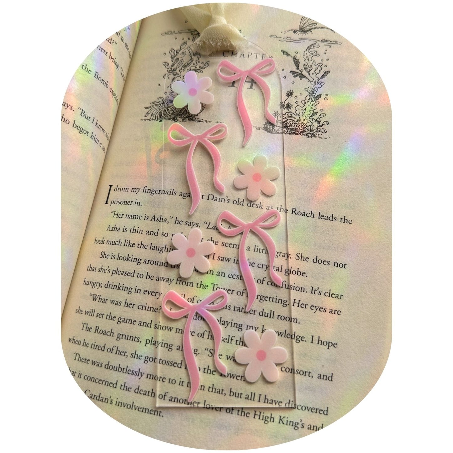 Coquette Daisies Bookmark