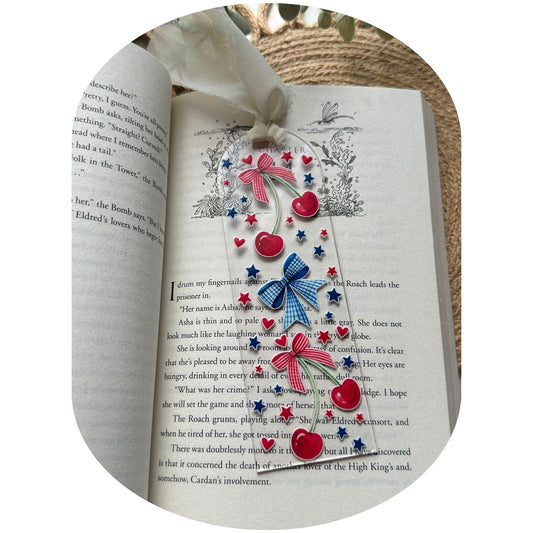Star-Spangled Cherry Bookmark